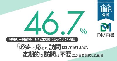 MRとの定期的な面談は医師にとって不要なのか？【DLあり】