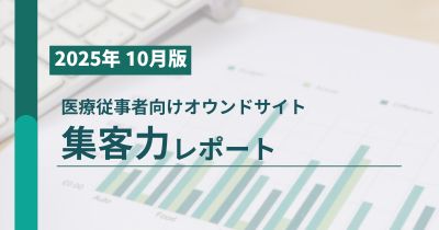 医療従事者向け製薬企業オウンドサイト集客力レポート2025年10月版